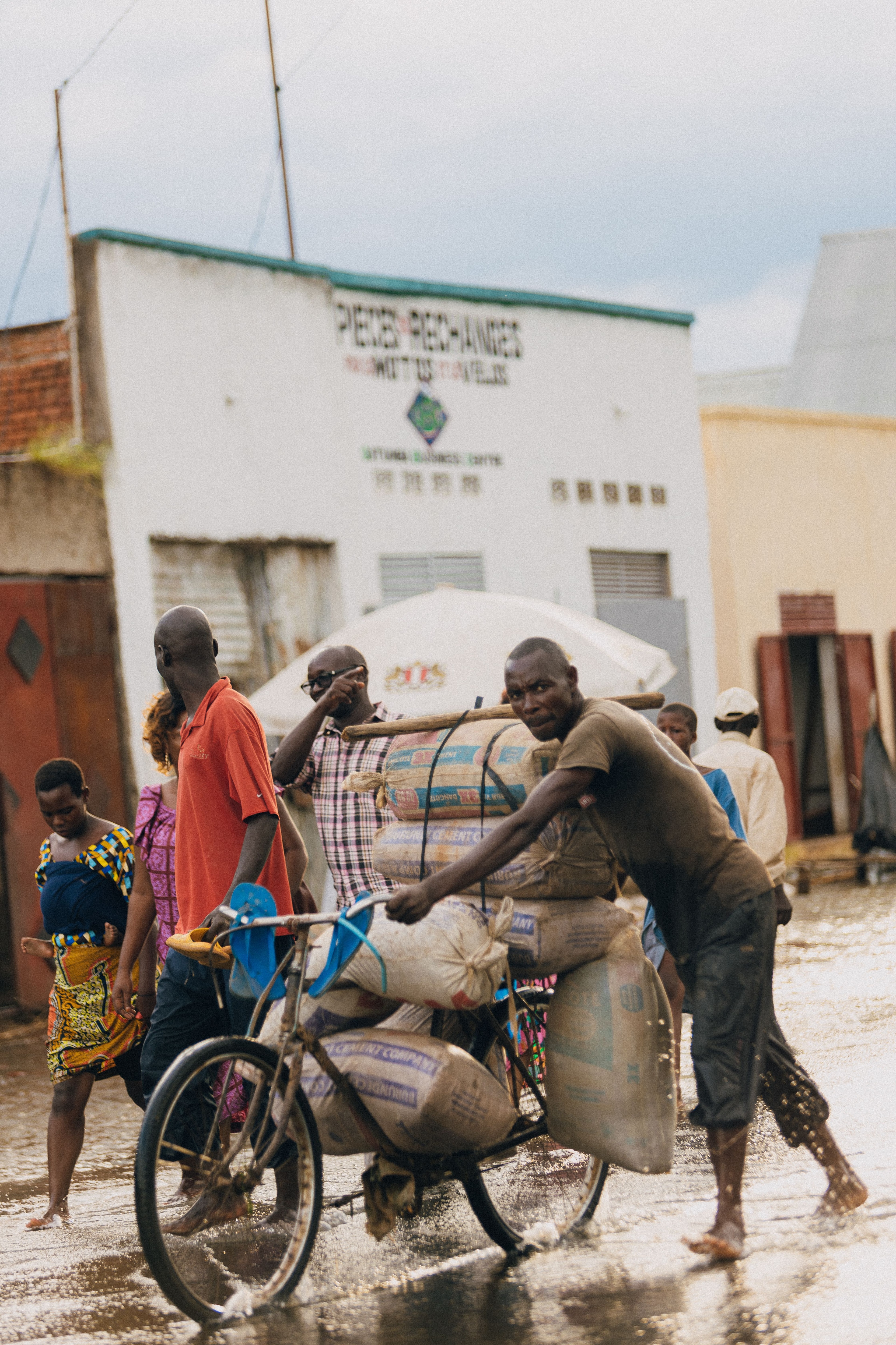 A street scene in Africa