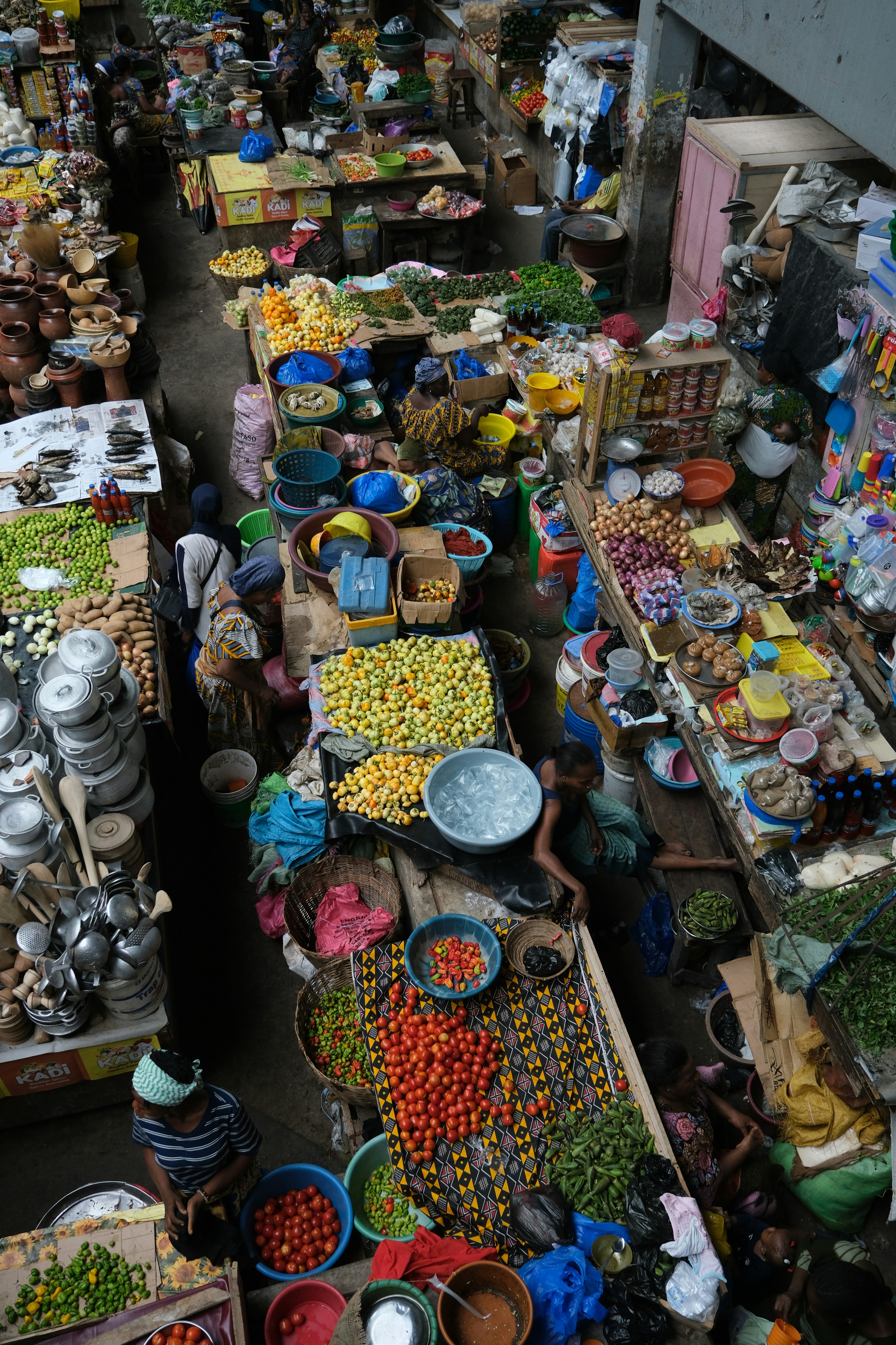 A market in Africa